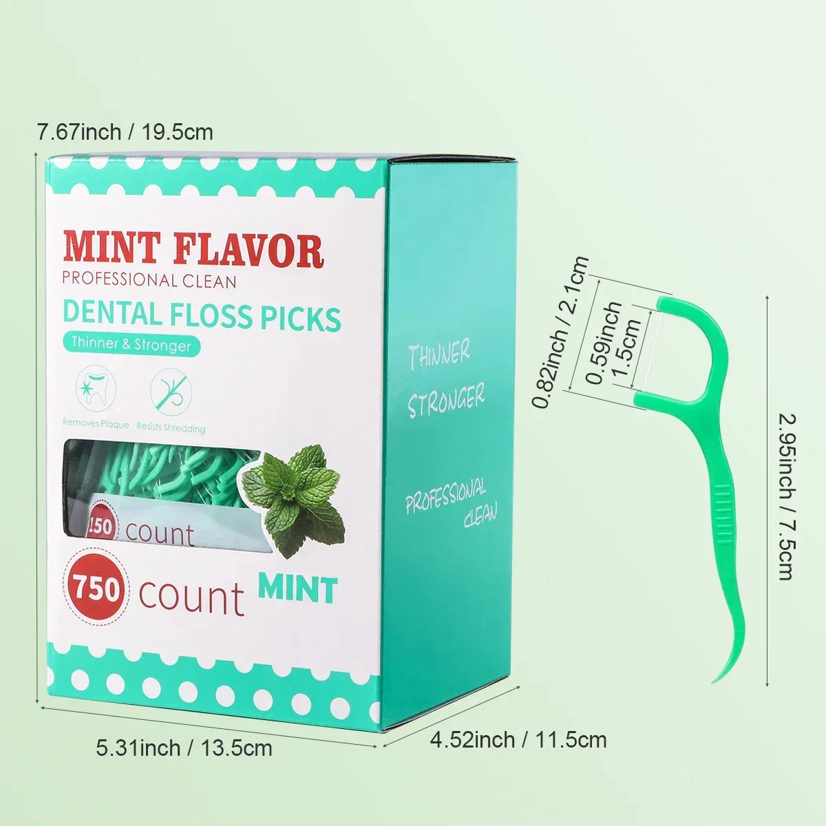 Mint Dental Floss Stick – Portable Oral Care - Urbizia