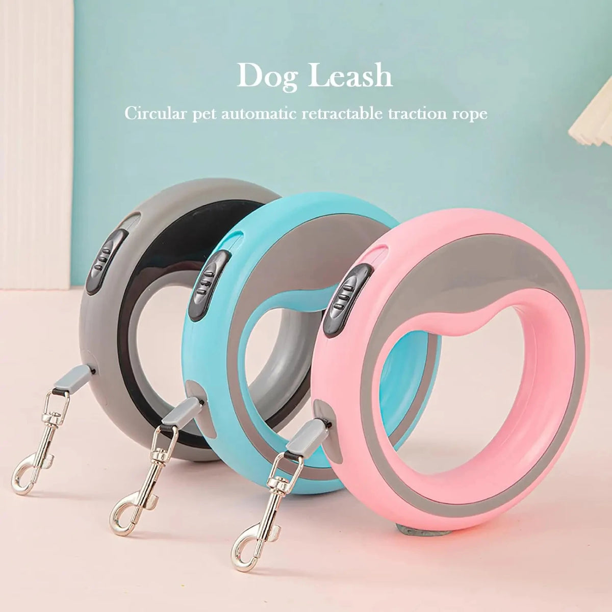 Heavy-Duty Retractable Nylon Tape Dog Leash