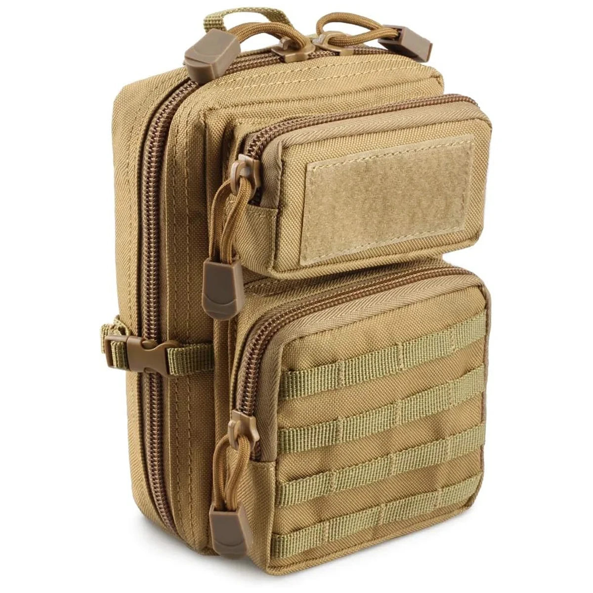 Mini Molle Utility Pouch, EDC Small Tool Pouch for Outdoor Hiking Camping, Phone & Gear Storage Bag