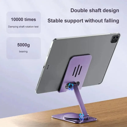 Metal 360 Degree Rotating Mobile Phone Tablet Pc Stand Lazy Portable Foldable Stand Mobile Phone Stand K61 Live Stand Expansion - Urbizia