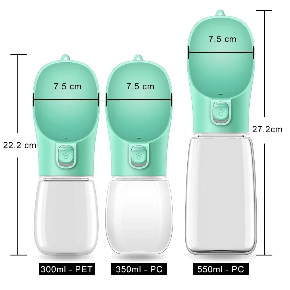 Portable Dog Water Bottle For Small Large Dogs Cat Outdoor Leakproof Walking Drinking Bowls Chihuahua French Bulldog Supplies - Urbizia