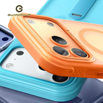 Candy Color Translucent Matte For Magsafe Cover For IPhone 17 16 15 14 13 18 Pro Max Magnetic Charging Bracket Shockproof Cover
