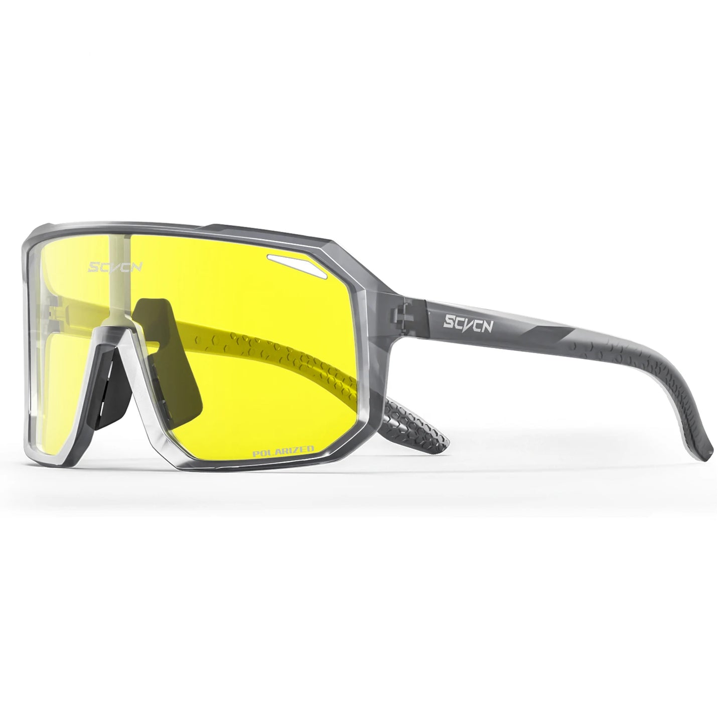 SCVCN Night Vision Glasses Cycling Glasses Driving Eyewear Fashion Polarized Sunglasses Y2K UV400 Eyeglasses Mtb Goggles Man