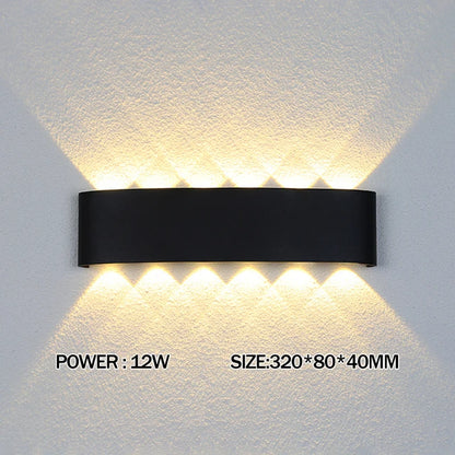 Led Wall Lamp outdoor Stair Light Fixture Bedside Loft Living Room Up Down Home Hallway Lampada 2W 4W 6W 8W 10W 12W Wall Sconces