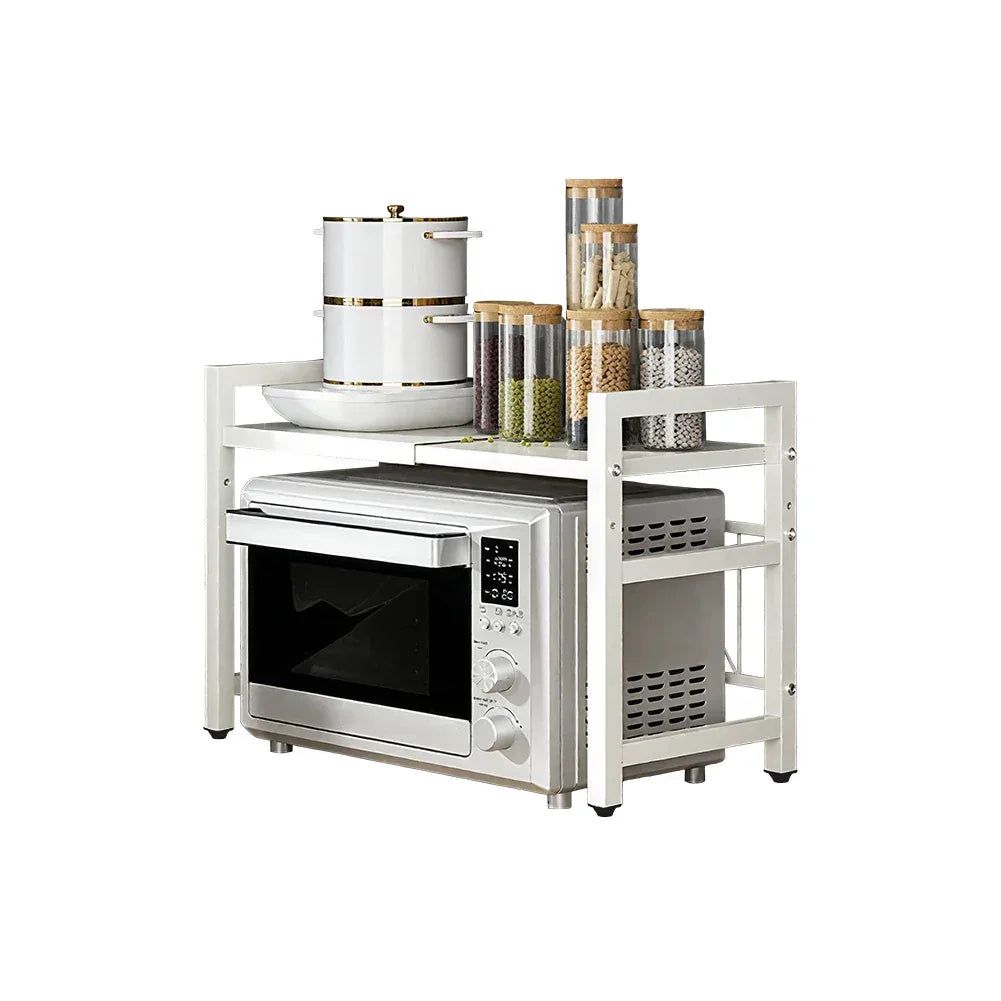 Expandable Microwave Shelf Organizer Rack 42–64cm