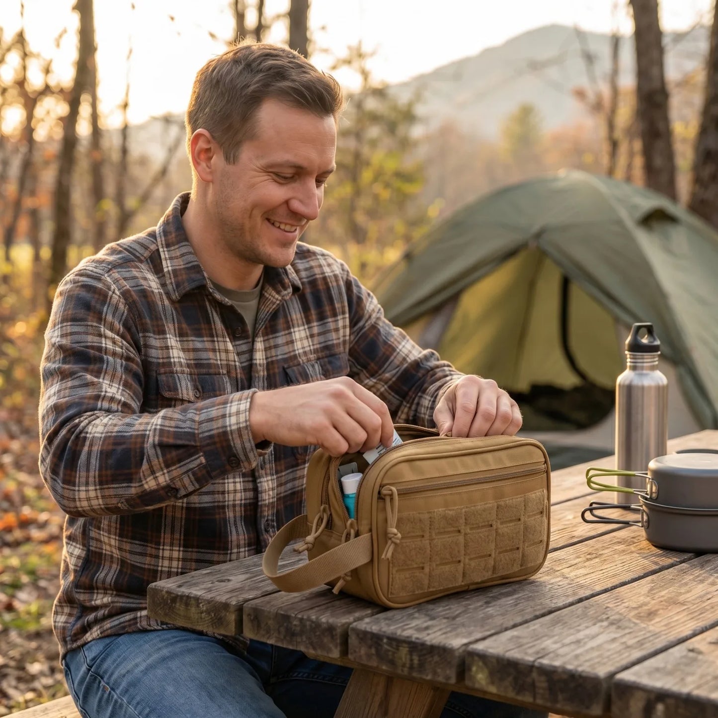 Tactical Travel Toiletry Bag For Men Women Outdoor Hygiene Organizer Bag Molle Attachment Tool Pouches Hanging Small Dopp Kit Mens Shaving Kit Shower Bag For Camping Fishing Hiking Gym Multi Purpose Outdoor Wash Gear Storage