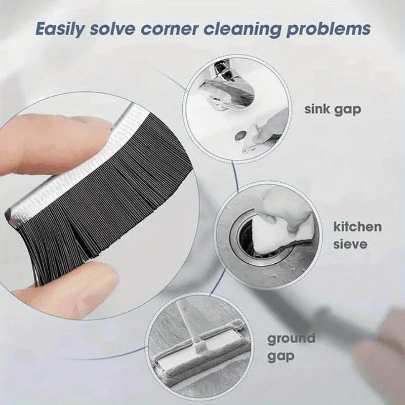 Hard-Bristled Crevice Cleaning Brush Grout Cleaner Scrub Brush Deep Tile Joints Crevice Gap Cleaning Brush Tools Accessories