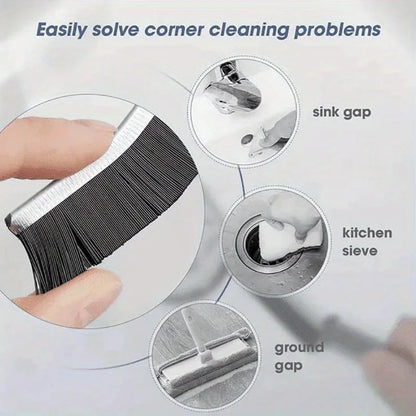 Hard-Bristled Crevice Cleaning Brush Grout Cleaner Scrub Brush Deep Tile Joints Crevice Gap Cleaning Brush Tools Accessories