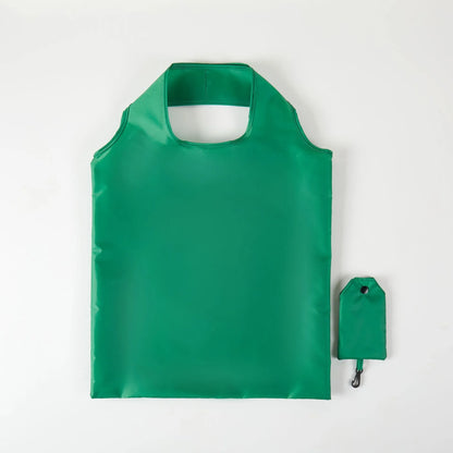 In The Case of Women's Solid-color Eco-friendly, Foldable and Reusable Shopping Bags for Polyester Travel Groceries