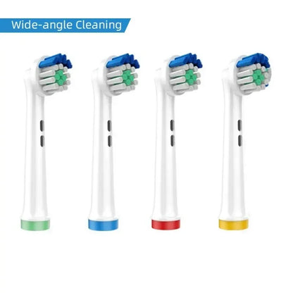 4PCS Dupont Bristle Electric Toothbrush Heads Whiten Teeth/Daily Clean/Precison Cleaning/Soft Care Teeth Function For Oral B - Urbizia