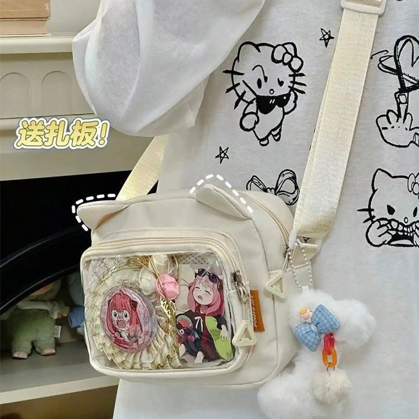 2026 New Small Food Bag Ins Style Cute Bar Chi Millet Crossbody Bag Student Bag Small Bag Women's Phone Bag