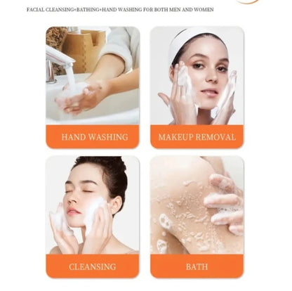 100g Kojic Acid Soap with Vitamin C,Turmeric, Retinol, Shea Butter, Vitamin E, Kojic Acid for Clean and Nourish The Skins