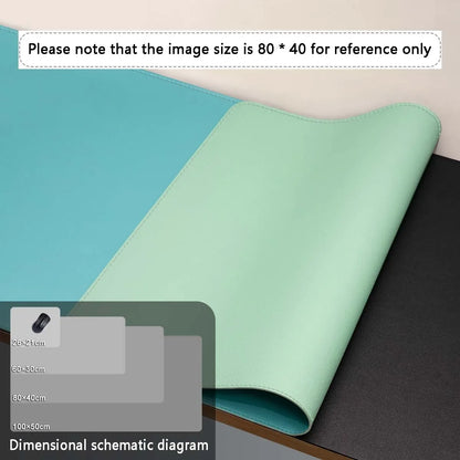 Large PU Leather Desk Mat Waterproof Mouse Pad