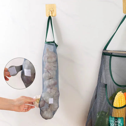 Hanging Mesh Storage Bag for Fruits & Vegetables