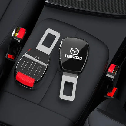 Car Seat Belt Clip Extender Customization Emblem Accessories For Mazda 3 6 CX5 2 CX3 CX9 MX5 RX8 Axela Demio Atenza MS GJI GH - Urbizia