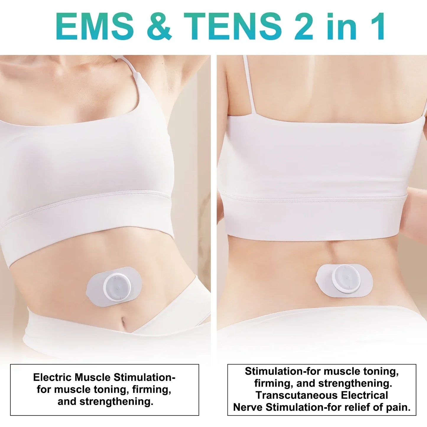 Masgre Wireless TENS EMS Muscle Stimulator - Urbizia