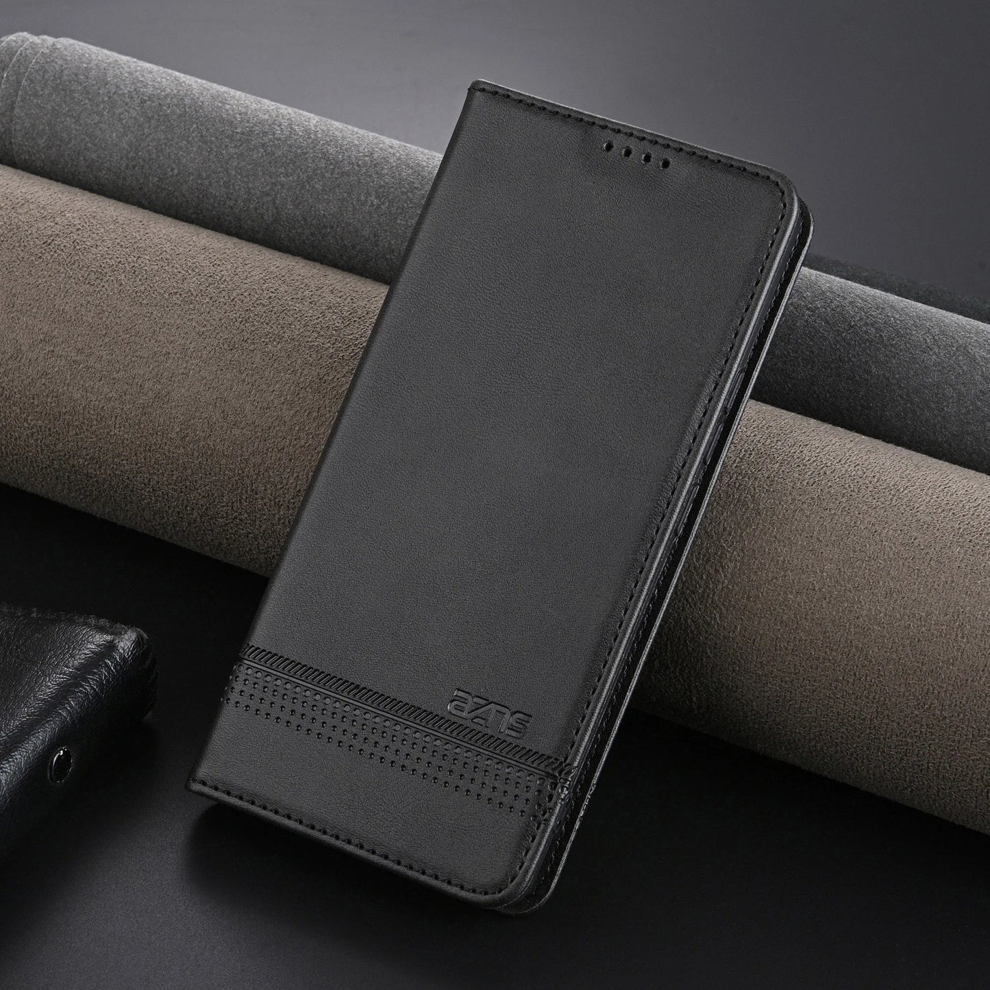 Luxury Magnetic Flip Leather Phone Case For Mi Redmi Note 15 14 13 12 Pro Plus 15C 14C 13C 12C Cards Solt Wallet Bag Book Cover