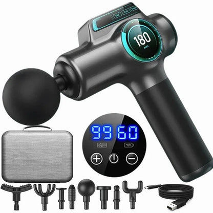 99 Speed Professional Muscle Massage Gun Massager Massager for Neck and Back Massage Instrument Dropshipping Fitness Equipment - Urbizia
