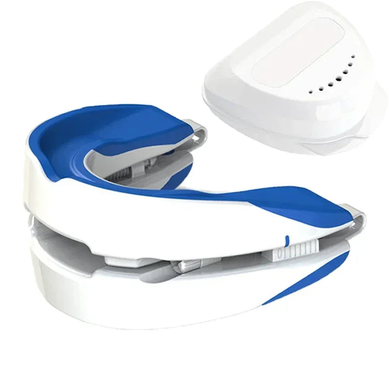 Anti-Snoring Mouthpiece Anti-Snoring Device Night Time Teeth Mouthguard Adjustable Sleeping Mouth Guard for Bruxism Stop Snoring