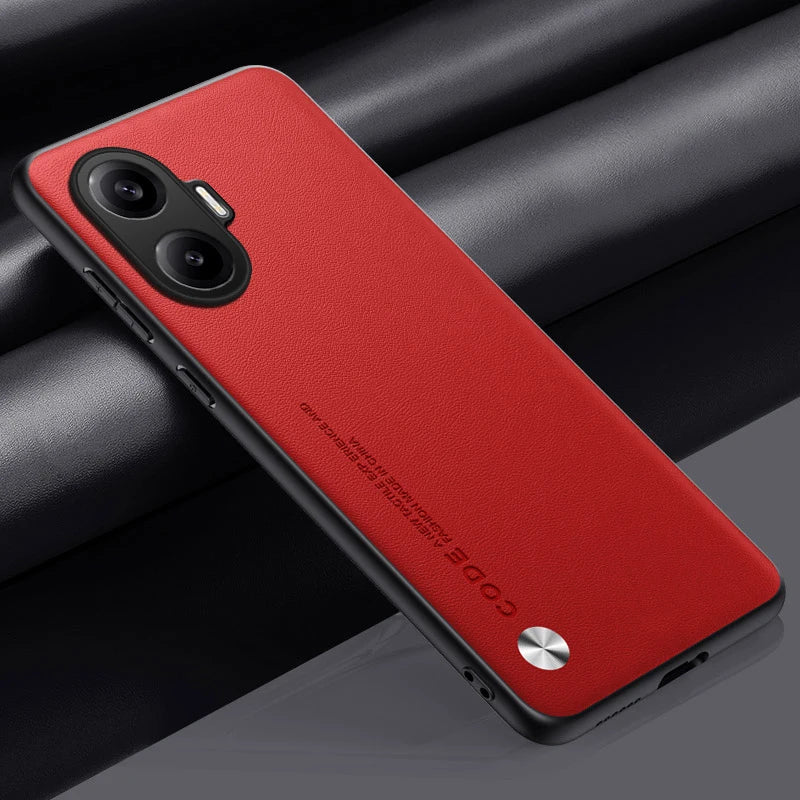 Luxury PU Leather Case For Xiaomi Poco F3 F5 F6 F7 Ultra X6 X7 M6 Pro C40 Cover Soft Silicone Protection Phone Case