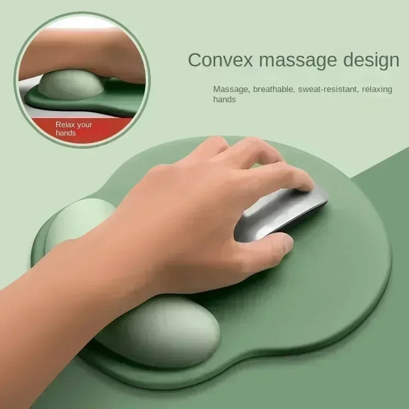 Gradient color mouse pad comfortable wrist rest non-slip mouse pad soft mouse pad wrist rest computer desktop silicone mouse pad - Urbizia