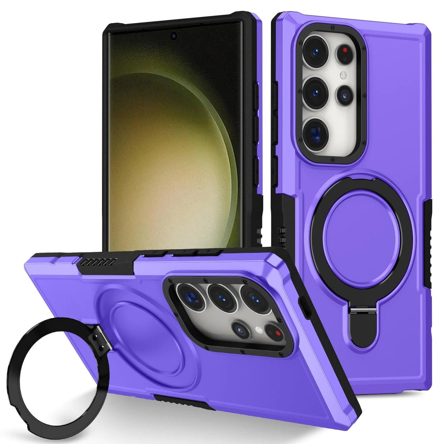Armor Ring Holder Case for Samsung Galaxy