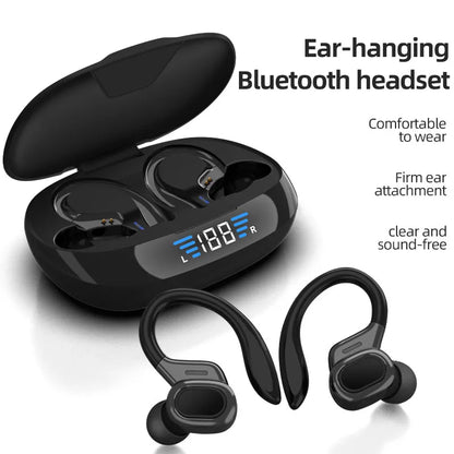 Original SP16 Sports Wireless Earphones over Ear Buds with Earhooks True Wireless Running In-Ear Headphones With Mic Otemkay