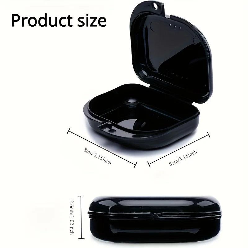 5/10Pcs Denture Bath Storage Box Fake Teeth Orthodontic Retainer Case Mouth Guard Container Plastic Organizer Oral Hygiene Tools