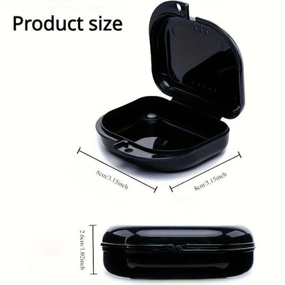 5/10Pcs Denture Bath Storage Box Fake Teeth Orthodontic Retainer Case Mouth Guard Container Plastic Organizer Oral Hygiene Tools