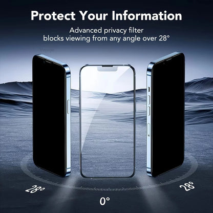 1-5PCS Fingerprint Unlock Privacy Screen Protector For Samsung Galaxy S26 S25 S24 Ultra  S23 S22 Plus Anti Spy Tempered Glass