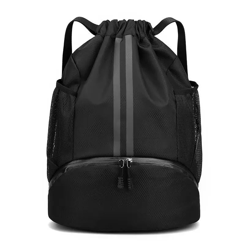 Basketball Football or Swimming Bag Dry Wet Separation Swimsuit Storage Bag Sports Backpack Training and Fitness Drawstring