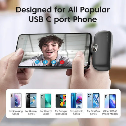 KUULAA 5000mAh Mini Power Bank 20W PD Fast Charging