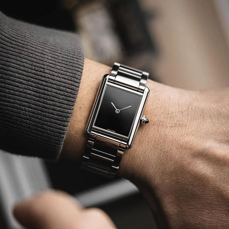CILOA Tank Square Watch for Men, Fashionable and Casual, New Style, High Quality, Light Luxury Gift, Waterproof Quartz Watch