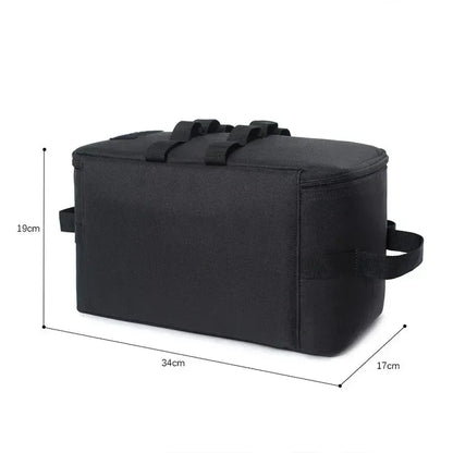 Large Capacity Outdoor Tool Bag Camping Gas Tank Storage Picnic Cookware Multifunction Kit with Ground Nail for Gas Canister - Urbizia