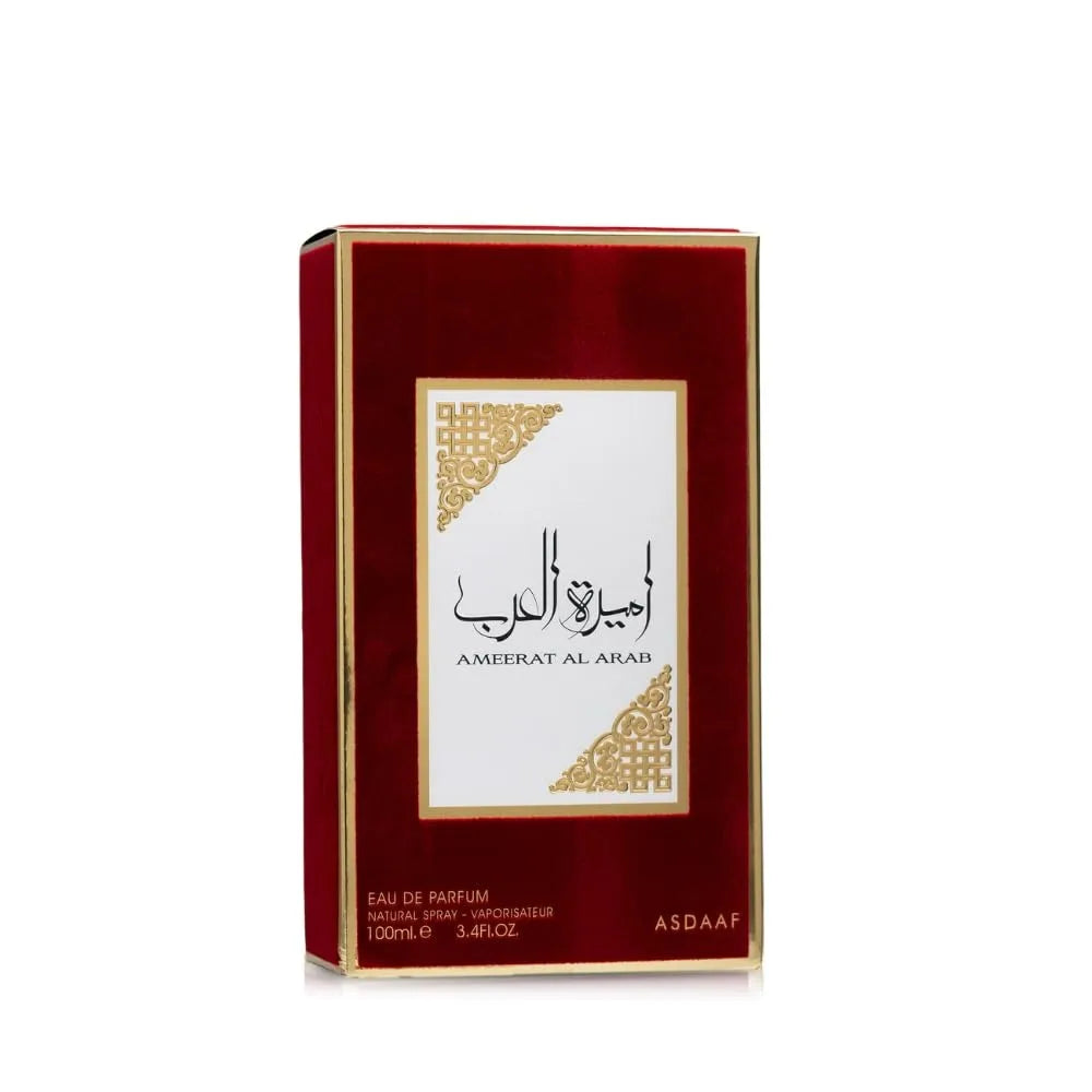 Asdaaf Ameerat Al Arab Eau De Parfum Spray, Floral Fragrance for Women, 3.4 Oz