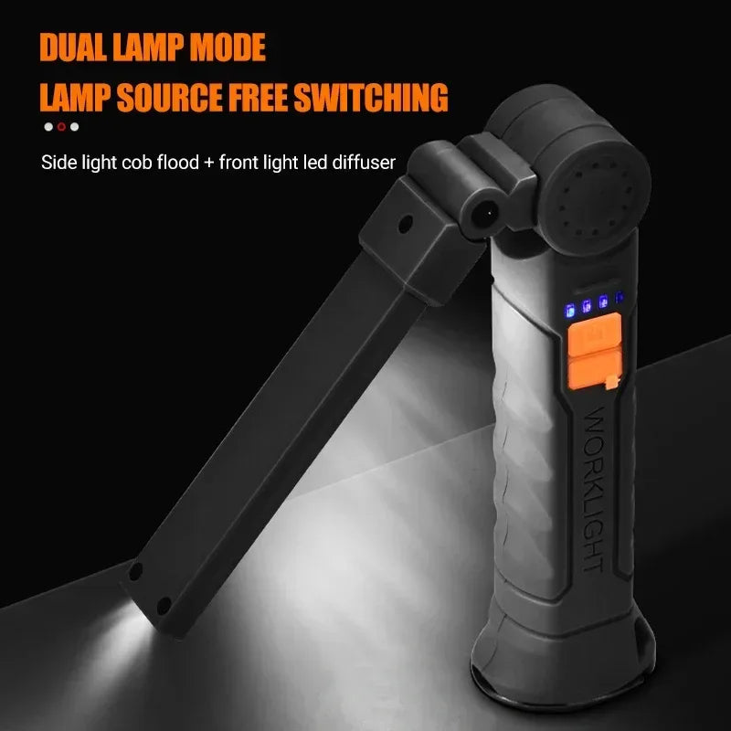Portable USB Rechargeable COB LED Work Light - Urbizia