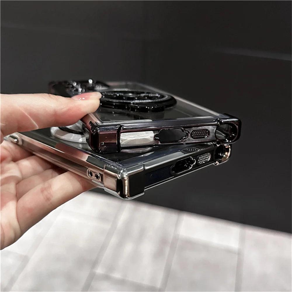 Magnetic Airbag Clear Case for Samsung Galaxy S25 Ultra