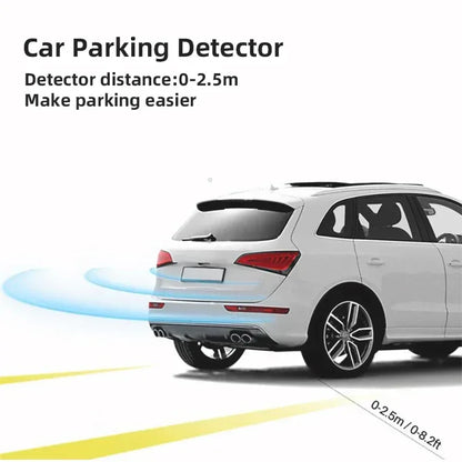 Car LED Parking Sensor Kit with 4 Radar Accurate Digital Display of Obstacle Distance Alarm Parktronic Kit Suitable For Most Car - Urbizia