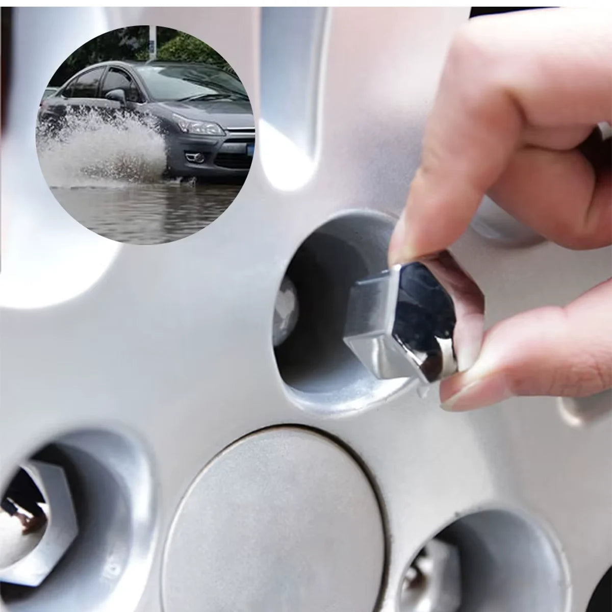 20Pcs 17/19/21mm Car Wheel Nut Caps Auto Hub Screw Cover Bolt Rims Exterior Decoration Special Socket Protection Dust Proof