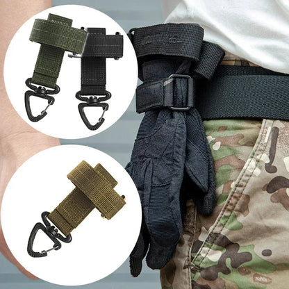 Multi-purpose Tactical Nylon Glove Holder Clip - Urbizia