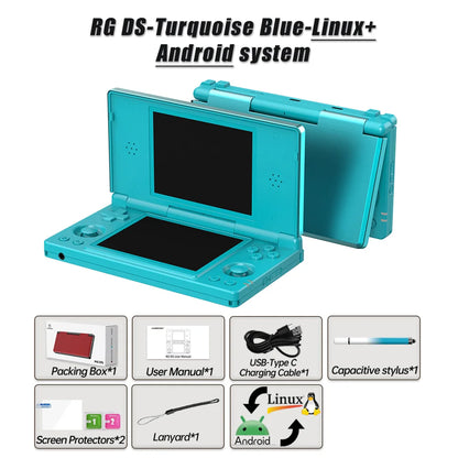 Anbernic RG DS Dual 4.0” IPS Screen Video Game Console Android 14 Support Dual Application On Split Screens & Hall Switch Chip