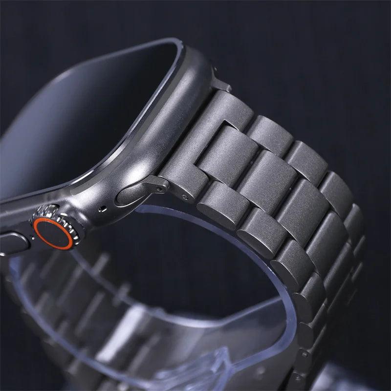 Stainless Steel Strap For Apple Watch Band 45mm Ultra 49mm 41mm 40mm 44mm 46mm Strap Metal Bracelet For Iwatch Series 11 10 42mm