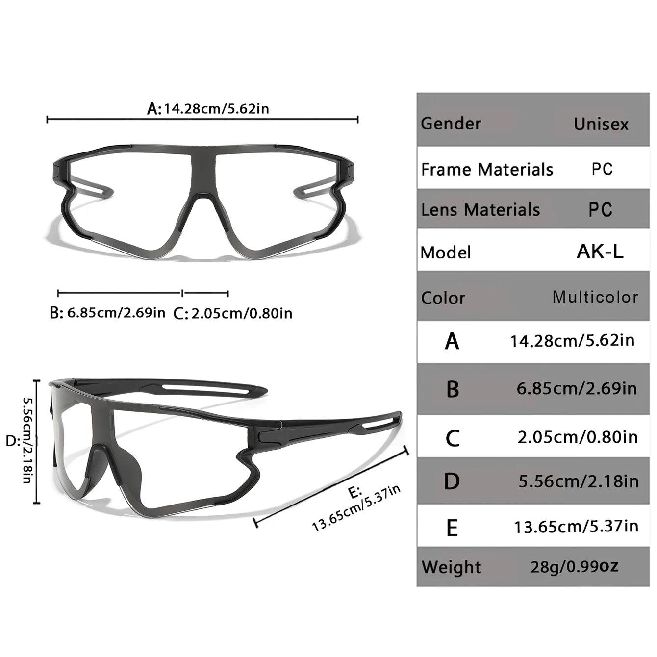 Photochromic Windproof Motorcycle & Cycling Goggles
