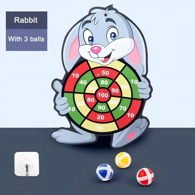 Montessori Sticky Ball Dart Board Game for Kids - Urbizia