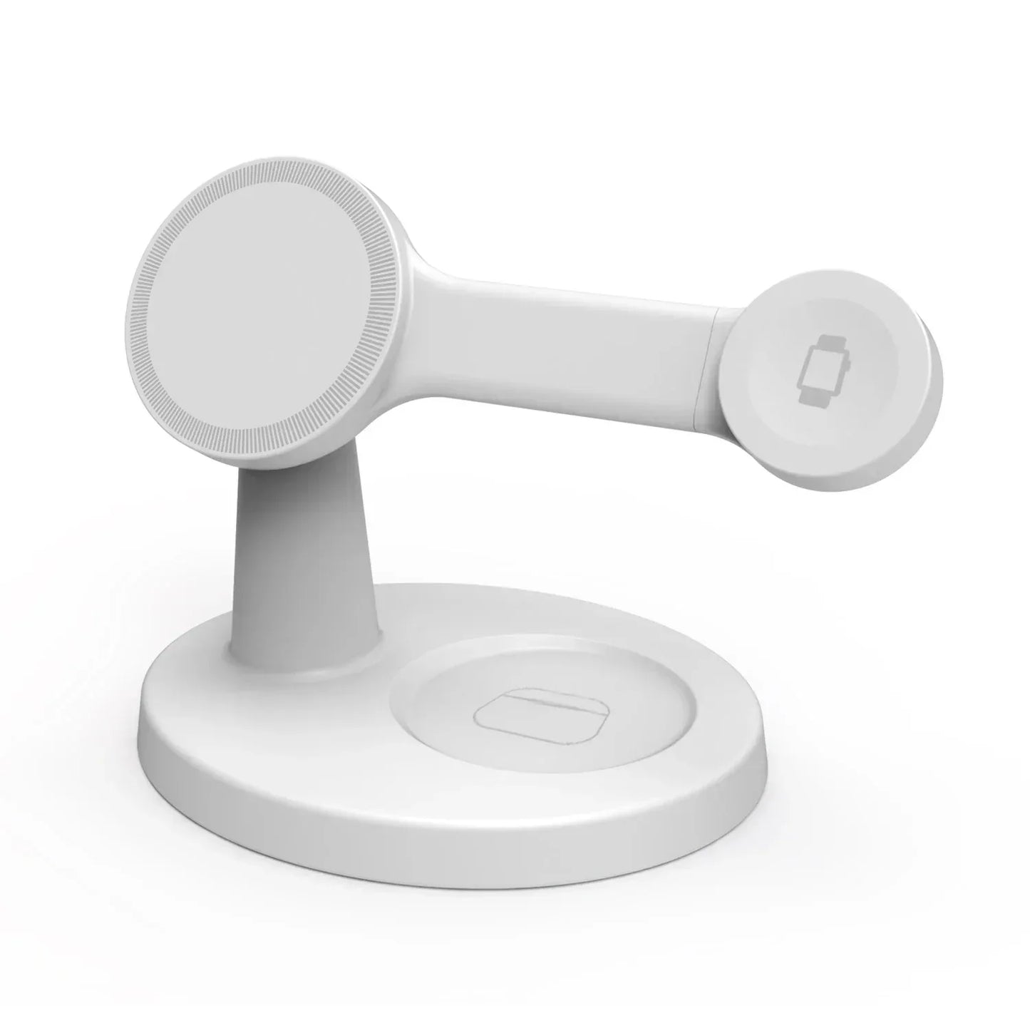 3 In 1 Magnetic Wireless Charger Stand For Magsafe iPhone 16 15 14 13 Pro Max Apple Watch 9 8 AirPods Pro Fast Charging Station - Urbizia