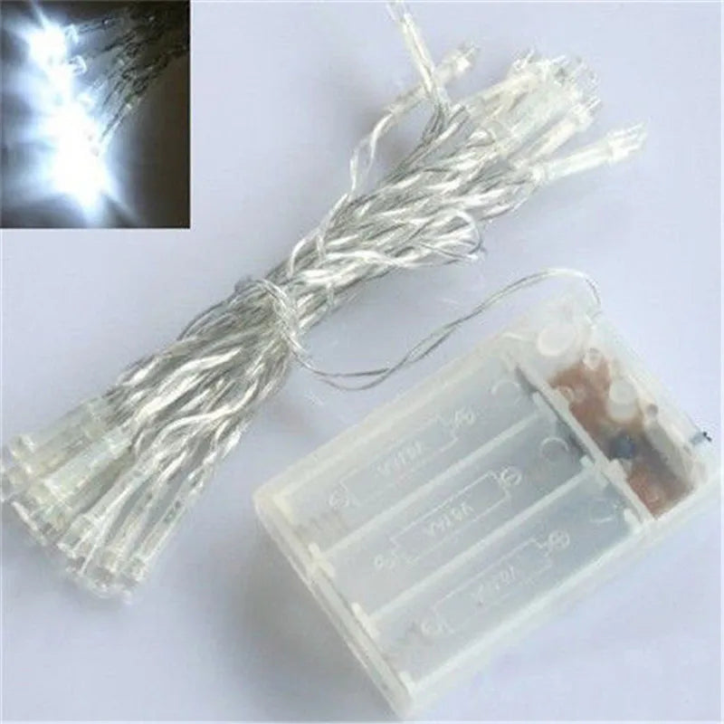 AA Battery Fairy String Lights – 10M/20M Warm White for Christmas & Party Decoration