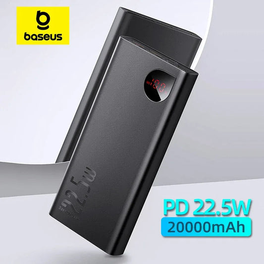 Baseus 22.5W 20000mAh Fast Charging Power Bank PD QC