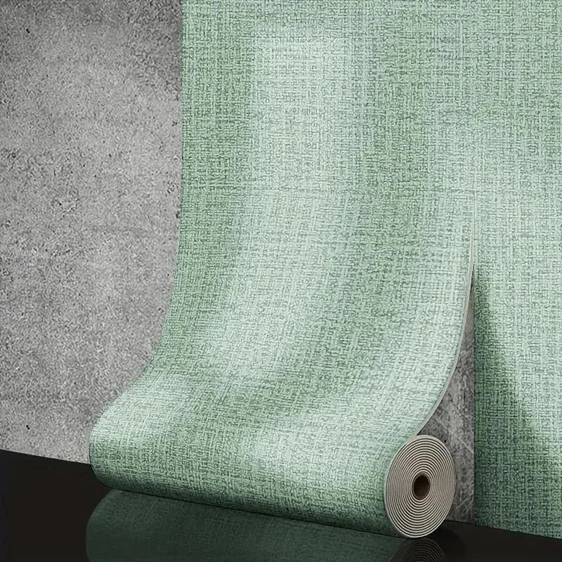 50cm Self-Adhesive Foam Wall Panel Wide 3D Linen PVC Texture Waterproof Soundproof Removable for Living Room Bedroom Home Decor