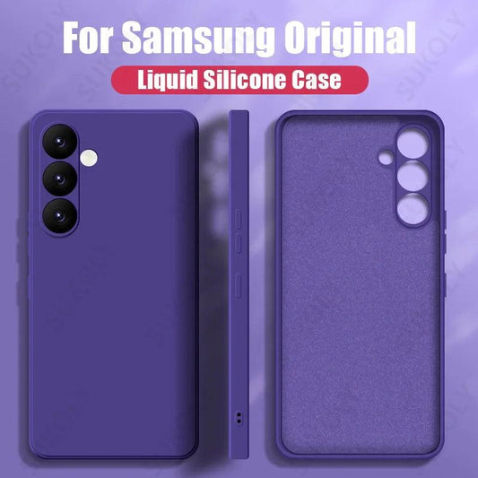 Luxury Liquid Silicone Case for Samsung Galaxy Series