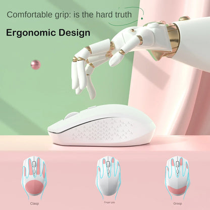 KEBIDUMEI Dual-Mode Bluetooth Mouse 2.4G Wireless Mouse Silent Mouse Rechargeable Gaming Mouse Mice For PC Laptop Windows MacOS